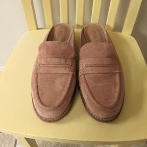 Madewell Slide Elinor Loafer Mule Dusty Clay 8.5